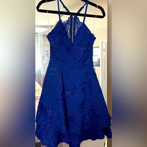 Size M Royal blue cocktail dress